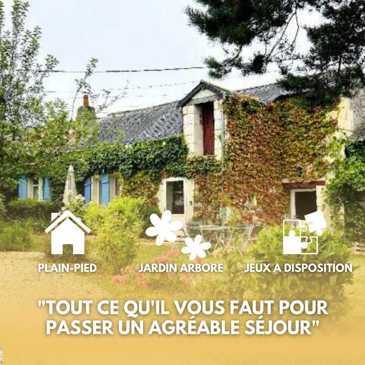 Gite Les Jardins De Terrefort Saumur Buitenkant foto